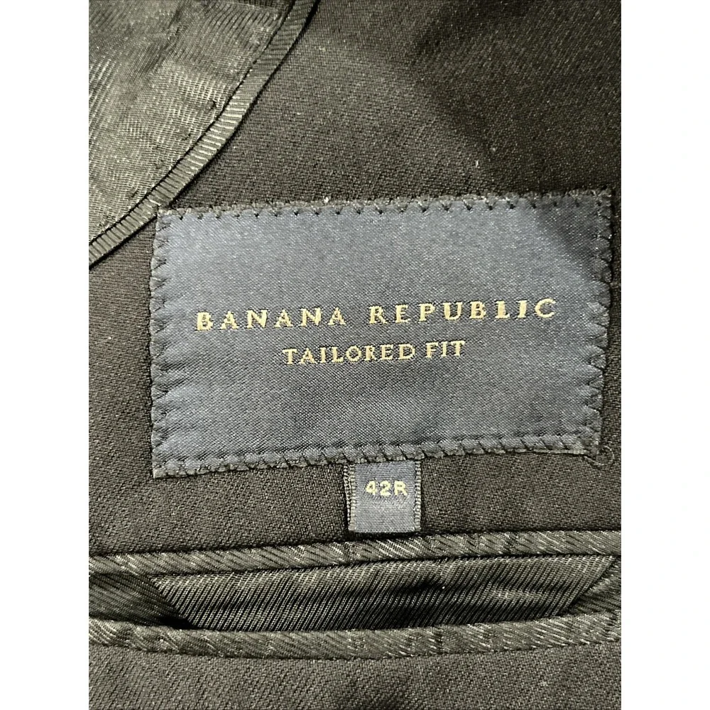Banana Republic Modern Fit Sport-coat 42R Lanificio Wool Suit Jacket Canada‎